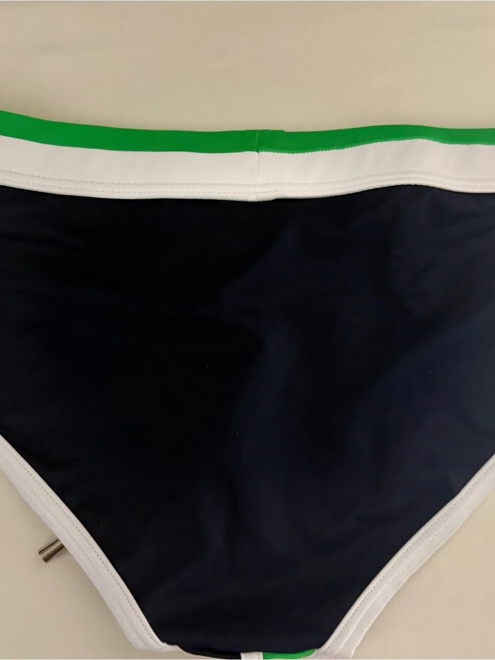 Men’s SEOBEAN Navy and Green Swim Briefs